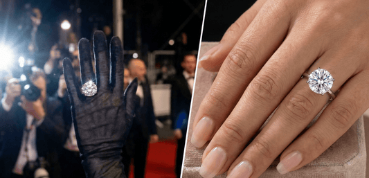 How to Capture Iconic Celebrity Engagement Ring Styles Without the Millions at La Pretti - La Pretti