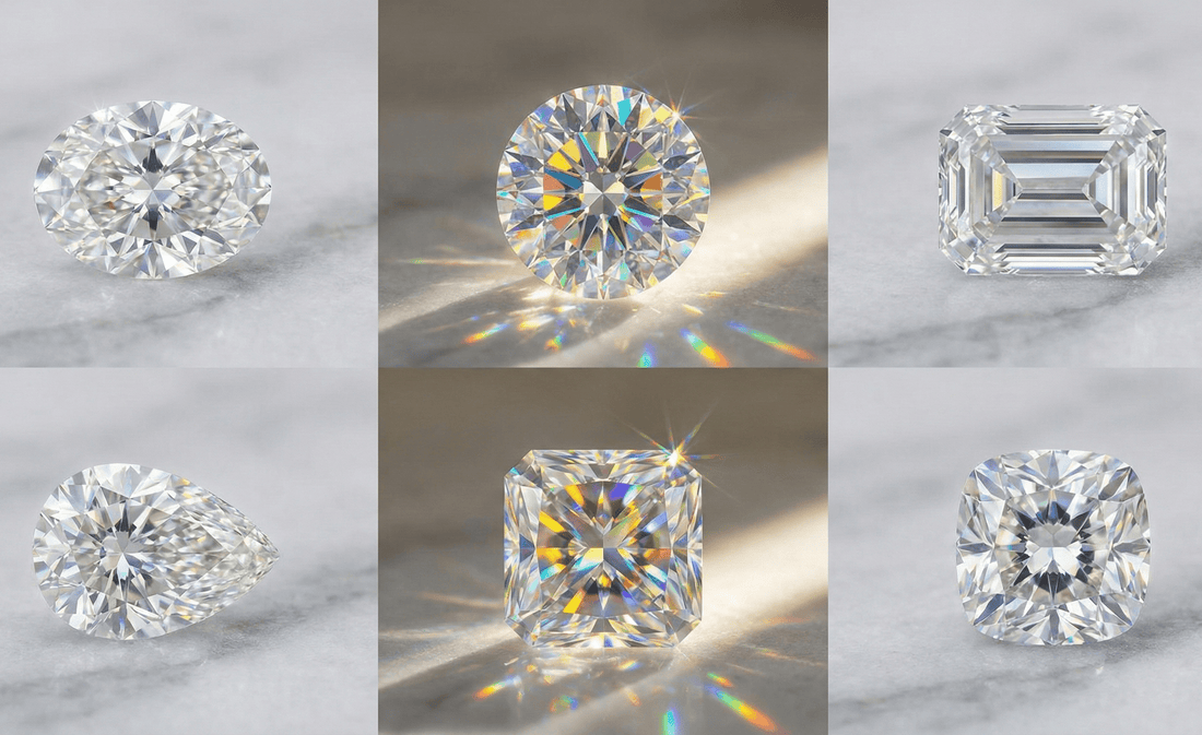 Moissanite Cuts & Shapes Guide: How to Maximize Fire & Size | La Pretti 2026 - La Pretti