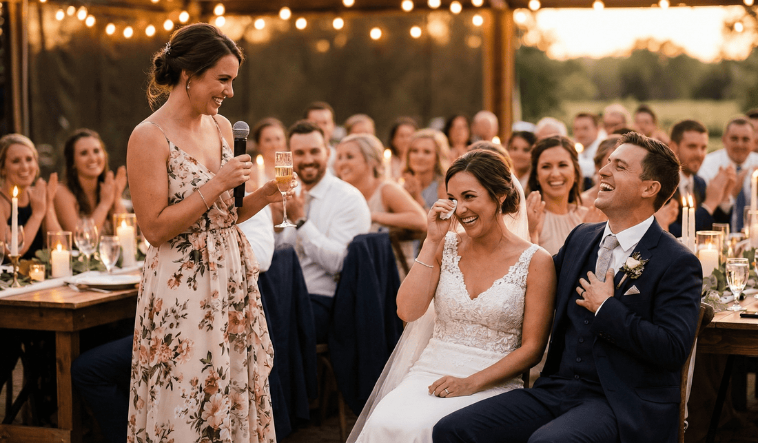 How to Write a Perfect Maid of Honor Speech: Examples & Templates - La Pretti