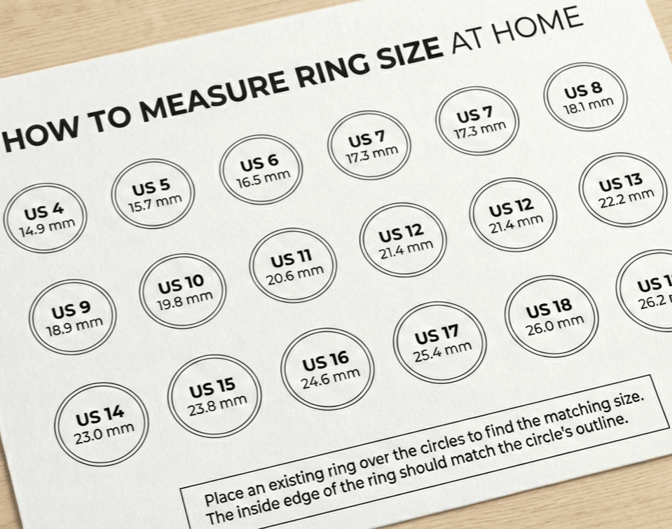 How to Measure Your Ring Size at Home Guide 2026 - La Pretti